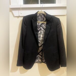 Men’s Etro Black Paisley Jacket